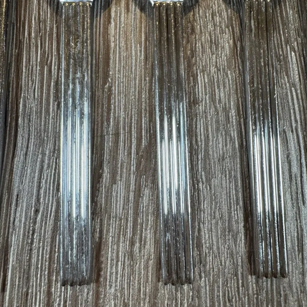 Lot of 12 IKEA Strateg Knives Spoons Forks Flatware Ribbed Ehlen Johansson 1990s